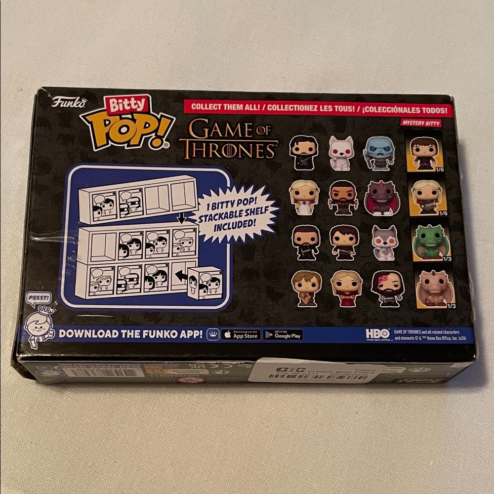 Funko Bitty Pop! Game of Thrones 4-Pack - Black, White, Yellow - Picture 4 of 6